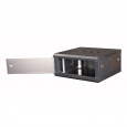 Шкаф 19" телекоммуникационный настенный, 4U 280x600х600 мм, дверь металл, черный